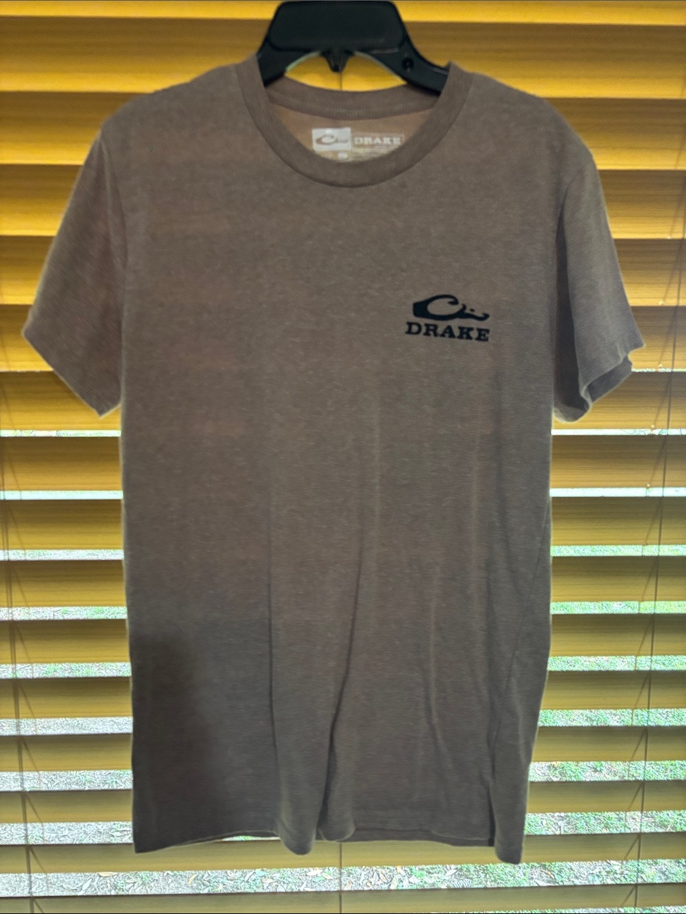 Drake Taupe Brown Short Sleeve Crewneck Tee
